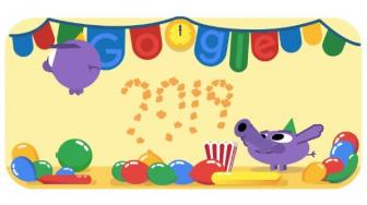 Begini Cara Google Ucapkan, Selamat Tahun Baru!
