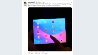 Cie.... Tablet Layar Lipat Xiaomi Bocor Lewat Video