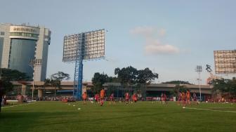 Persija Gelar Latihan Perdana di Lapangan Baru