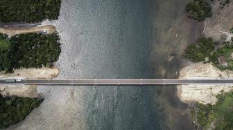 Keren! Begini Penampakan Jembatan Leta Oar Ralan di Maluku