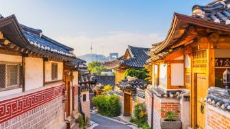 Pesona Bukchon Hanok Village, Desa Wisata Lokasi Siti Badriah Dilamar