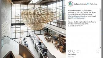 Starbucks Coffee Sanctuary Pertama di Bali, Terbesar se-Asia Tenggara