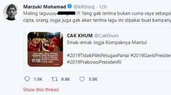 Ngaku Pendukung, Kill The DJ Tak Akan Ubah Lirik Lagu Bahkan demi Jokowi