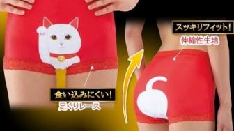 Maneki Neko, Jimat Keberuntungan Ini Kini Nempel di Celana Dalam Perempuan