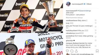 Marc Marquez Ramaikan 10 Years Challenge, Netizen Soroti Hal Ini