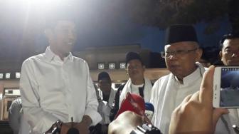 Ke Debat Capres - Cawapres, Jokowi - Maruf Amin Sempat Terjebak Macet