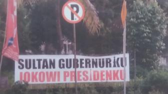 Spanduk Sultanku Gubernurku Jokowi Presidenku Diadukan ke Bawaslu