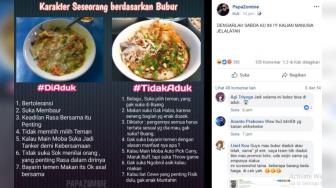 Bubur Diaduk Vs Tidak Diaduk Bikin Warganet Terpecah