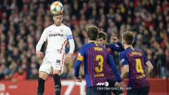 Perempat Final Copa del Rey, Sevilla Tumbangkan Barcelona 2-0