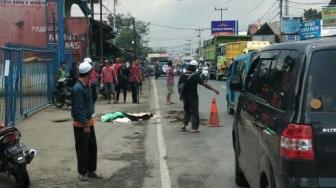 Nyalip Dari Kiri, Pemotor Tewas Terlindas Truk Sampah Pemkot Bogor