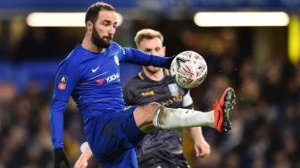 Hasil Putaran Keempat Piala FA Tadi Malam: Higuain Debut Bersama Chelsea