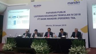 Mandiri Capai Laba Rp 25 T, Naik 21,2 Persen Ketimbang 2017