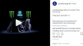 Rossi Bocorkan Warna Baru Yamaha di MotoGP 2019, seperti Inter Milan