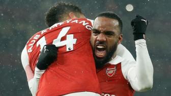 Alexandre Lacazette Dukung Aubameyang Jadi Kapten Baru Arsenal