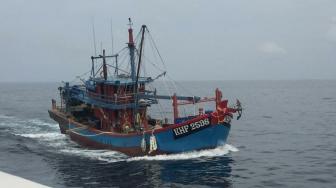 Curi Ikan di Laut Indonesia, Dua Kapal Berbendera Malaysia Ditangkap KKP