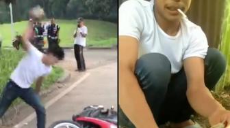 Rusak Motor saat Dirazia dan Bakar STNK, Adi Akhirnya Diringkus Polisi