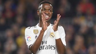 Bersama Zidane, Vinicius Optimistis Jadi Pemain Kelas Dunia