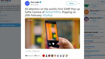 Vivo V15 Pro Bakal Punya Kamera Pop-up, Ini Penampakannya