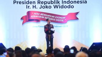 Jokowi Hadiri Puncak Hari Pers Nasional di Surabaya