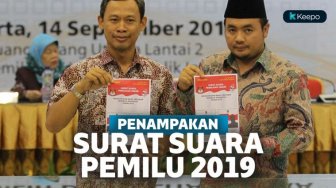 Bakal Segera Dicoblos! Begini Penampilan 5 Surat Suara Pemilu 2019 