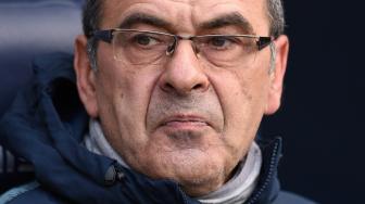 Ekspresi Maurizio Sarri Usai Chelsea Dibantai Manchester City