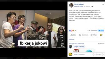 CEK FAKTA: Iwan Fals Resmi Dukung Jokowi