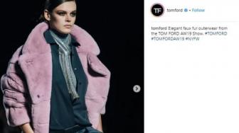 Tom Ford Pamerkan Koleksi di New York Fashion Week Fall 2019