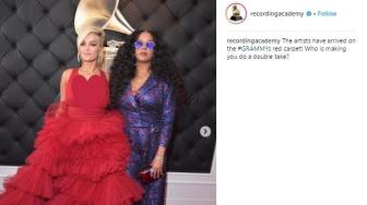 Anggun Bergaun Merah, Ini Pesan Menohok Bebe Rexha di Grammy Awards 2019
