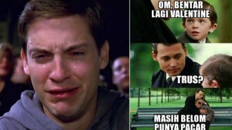 10 Meme Valentine yang Bikin Para Jomblo Menangis Kejer. Nasib Kadang Kejam