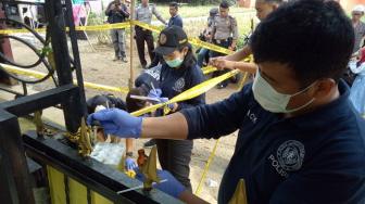 Ledakan Granat Bogor, Puslabfor Bareskrim Polri Olah TKP