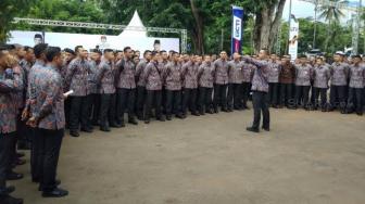 Set Panggung Baru dan Persiapan Paspampres Untuk Debat Capres yang Kedua