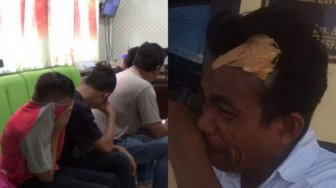 Empat Pelajar SMP yang Keroyok Petugas Kebersihan 