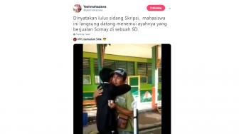 Usai Dinyatakan Lulus, Reaksi Anak Penjual Siomay Ini Bikin Terharu