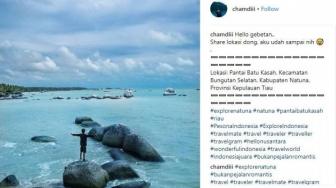 Menikmati Susunan Bebatuan Granit di Pantai Batu Kasah Kepulauan Riau