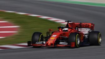 F1 2019: Tercepat di Catalunya, Vettel Sebut Ferrari Hampir Sempurna