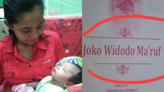 Ngefans! Pasutri Ini Menamakan Anaknya Joko Widodo Maruf