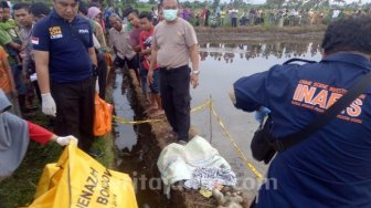 Dikira Bangkai Kucing, Jasad Bayi Ditemukan Membusuk di Pematang Sawah