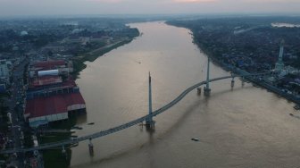 Heboh, Warga Jambi Hilang Saat Mandi di Sungai Terpanjang di Sumatera