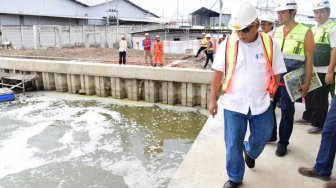 Pompa di Sungai Sringin dan Tenggang Minimalisir Banjir Rob di Semarang