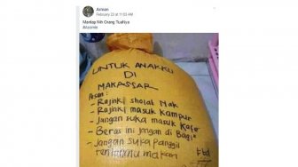 Dapat Kiriman Beras Penuh Nasihat, Warganet Ketawa Berjamaah