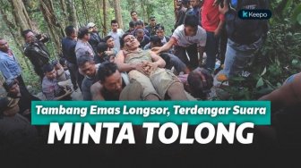 Longsor di Area Pertambangan Ilegal, Terdengar Suara Minta Tolong