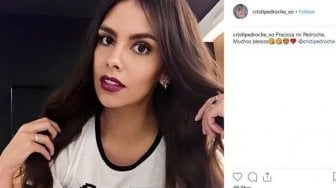 Ini Si Cantik Cristina Pedroche yang Berani Sindir Aksi Lima Jari Ronaldo