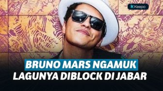 Lagunya Diblacklist di Jawa Barat, Bruno Mars Ngamuk di Twitter 