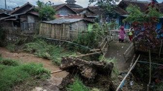 Dampak Banjir Bandang Luapan Sungai Cisangkuy di Pangalengan