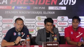 Madura United Siap Turunkan Pemain Kaliber Timnas Hadapi PSS Sleman