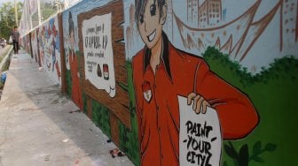 KPU Sosialisasikan Pemilu Mural