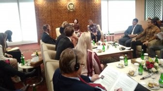 DPR Bertemu Delegasi Parlemen Norwegia Bicara Demokrasi