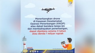 Demi Keselamatan Penerbangan, Pemerintah Atur Penggunaan Drone