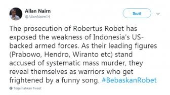 Allan Nairn Sebut Nama Prabowo dan Wiranto di Penangkapan Robertus Robet