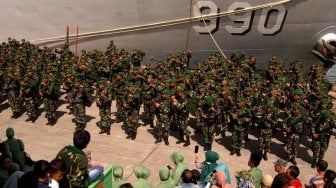 Jenazah 3 Anggota TNI yang Gugur di Nduga Disemayamkan di Mimika